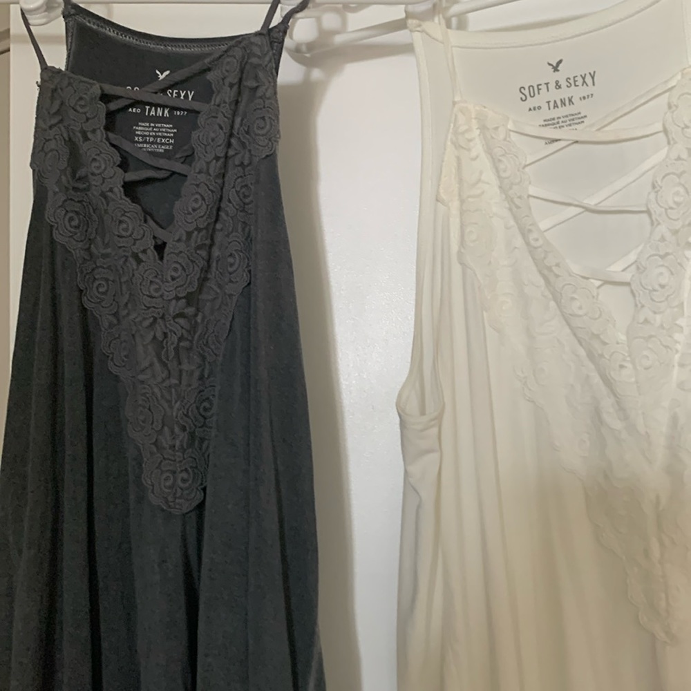 2 AEO soft and sexy tanks